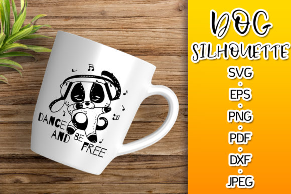Dog Animal Dances Dub Silhouette