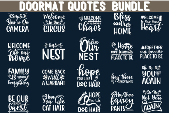 Doormat Quotes Design Bundle: A Stitcher's Review