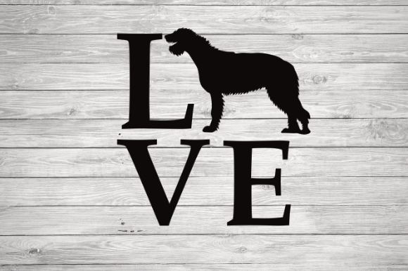 Love Irish Wolfhound Dog