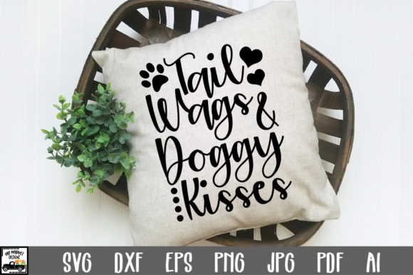 Tail Wags and Doggy Kisses Cut File