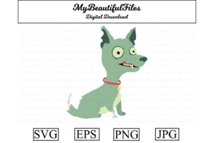 Zombie Dog Clipart Design